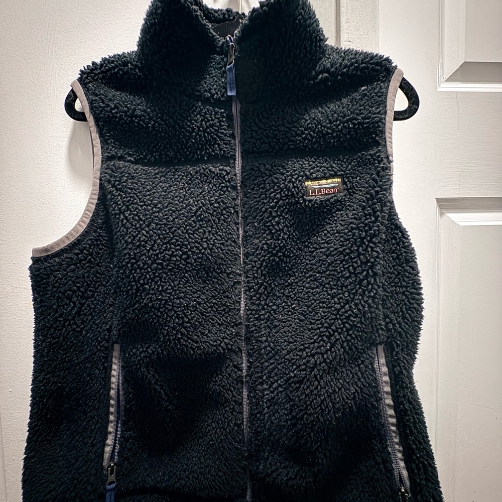 L.L. Bean Midnight Black Fleece Jacket